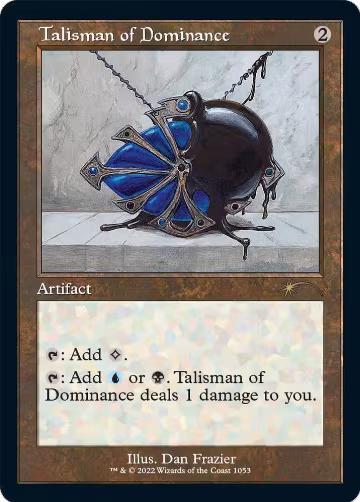 Talisman of Dominance (Retro Frame) (1053), Secret Lair Drop Series — Magic card price