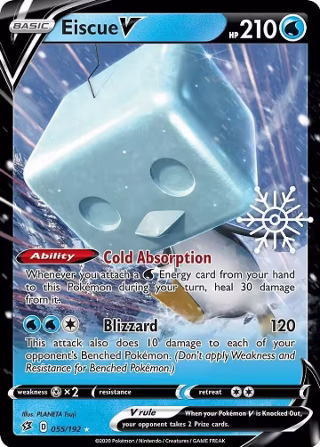 Eiscue V - 055/192 (Holiday Calendar) (055/192), Miscellaneous Cards & Products — Pokémon card price