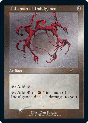 Talisman of Indulgence (Retro Frame) (Foil Etched) (1054), Secret Lair Drop Series — Magic card price