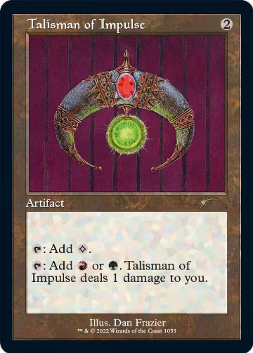 Talisman of Impulse (Retro Frame) (1055), Secret Lair Drop Series — Magic card price