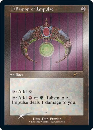 Talisman of Impulse (Retro Frame) (Foil Etched) (1055), Secret Lair Drop Series — Magic card price