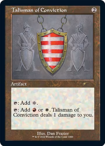 Talisman of Conviction (Retro Frame) (1060), Secret Lair Drop Series — Magic card price