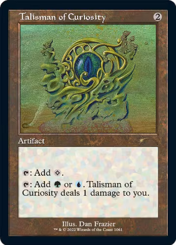 Talisman of Curiosity (Retro Frame) (1061), Secret Lair Drop Series — Magic card price