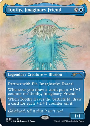 Toothy, Imaginary Friend (Borderless) (1049), Secret Lair Drop Series — Magic card price