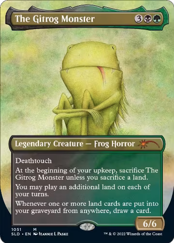The Gitrog Monster (Borderless) (1051), Secret Lair Drop Series — Magic card price