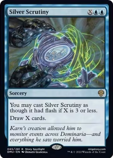 Silver Scrutiny (65), Dominaria United — Magic card price