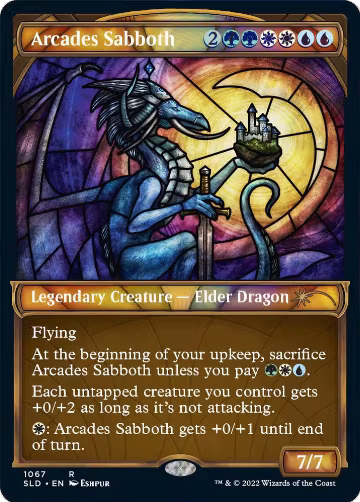 Arcades Sabboth (Stained Glass) (Textured Foil) (1067), Secret Lair Drop Series — Magic card price