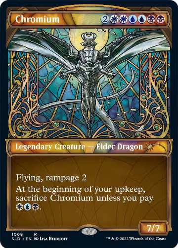 Chromium (Stained Glass) (Textured Foil) (1068), Secret Lair Drop Series — Magic card price