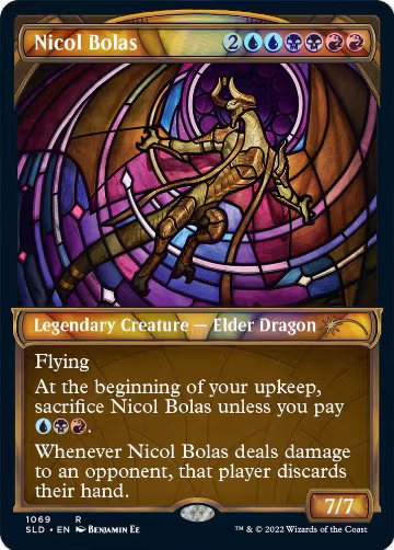 Nicol Bolas (Stained Glass) (Textured Foil) (1069), Secret Lair Drop Series — Magic card price