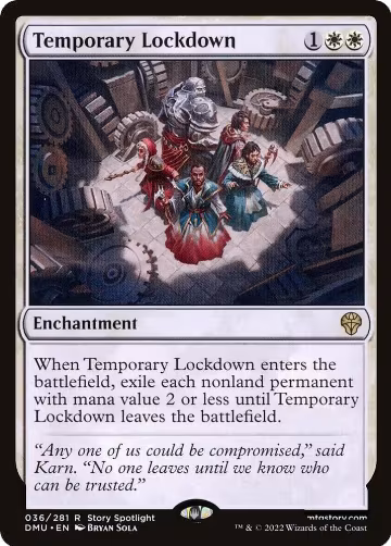 Temporary Lockdown (36), Dominaria United — Magic card price