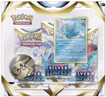 Silver Tempest 3 Pack Blister [Manaphy], Silver Tempest — Pokémon sealed product price