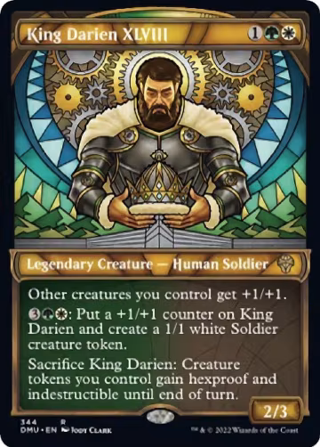 King Darien XLVIII (Textured Foil) (344), Dominaria United — Magic card price