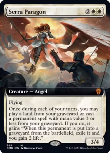 Serra Paragon (Extended Art) (388), Dominaria United — Magic card price