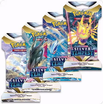 Silver Tempest Sleeved Booster Pack Art Bundle [Set of 4], Silver Tempest — Pokémon sealed product price