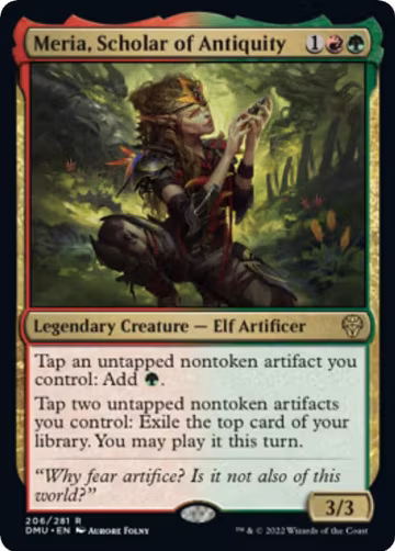 Meria, Scholar of Antiquity (206), Dominaria United — Magic card price