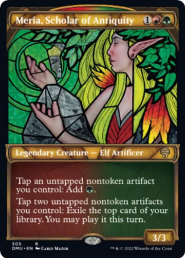 Meria, Scholar of Antiquity (Showcase) (305), Dominaria United — Magic card price