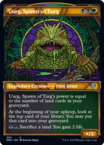 Uurg, Spawn of Turg (Textured Foil) (365), Dominaria United — Magic card price