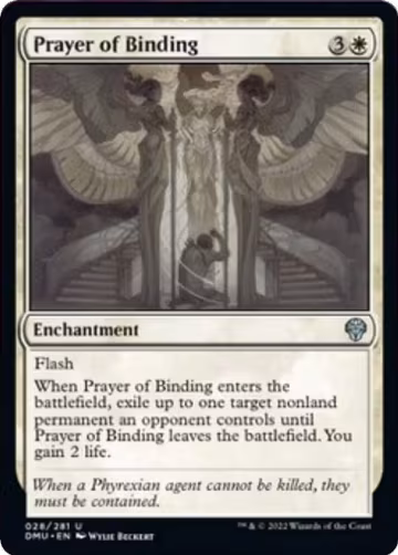 Prayer of Binding (28), Dominaria United — Magic card price