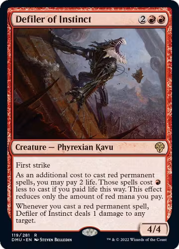 Defiler of Instinct (119), Dominaria United — Magic card price