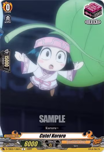 Cute! Kororo (D-TB03/139EN), D-TB03: Shaman King — Vanguard card price