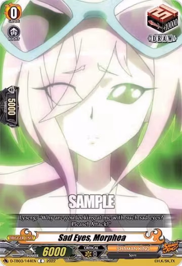 Sad Eyes, Morphea (D-TB03/144EN), D-TB03: Shaman King — Vanguard card price