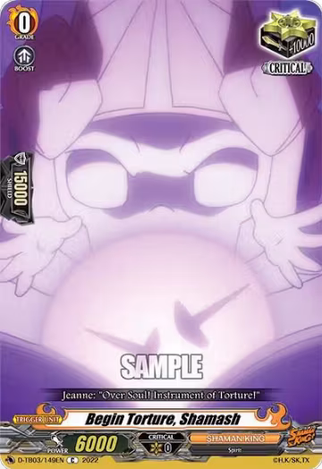 Begin Torture, Shamash (D-TB03/149EN), D-TB03: Shaman King — Vanguard card price