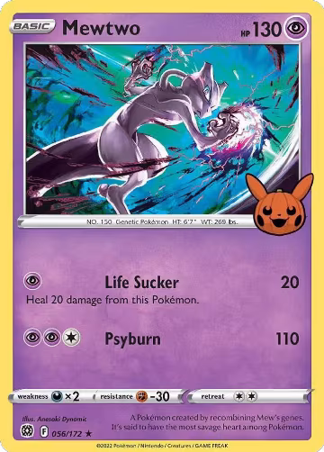 Mewtwo (056/172) — card price