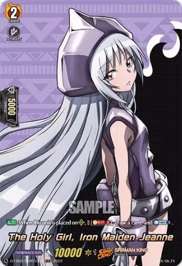 The Holy Girl, Iron Maiden Jeanne (SKR) (D-TB03/SKR016EN), D-TB03: Shaman King — Vanguard card price