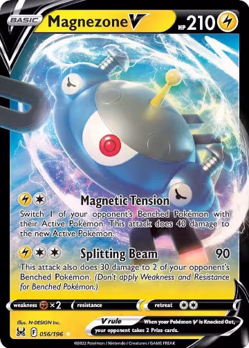 Magnezone V (056/196), Lost Origin — Pokémon card price