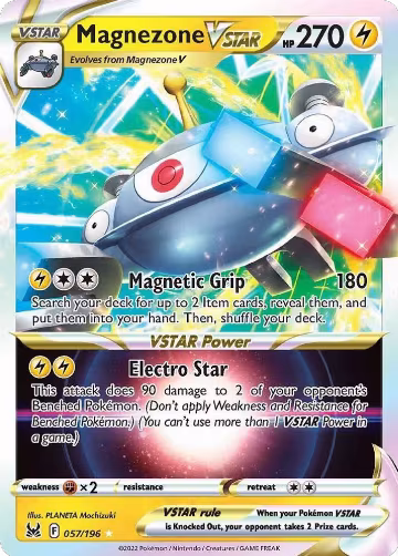Magnezone VSTAR (057/196), Lost Origin — Pokémon card price