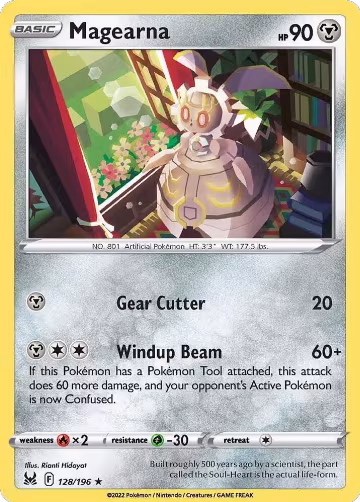 Magearna (128/196), Lost Origin — Pokémon card price