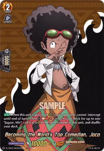 Becoming the World's Top Comedian, Joco (SKR) (D-TB03/SKR038EN), D-TB03: Shaman King — Vanguard card price