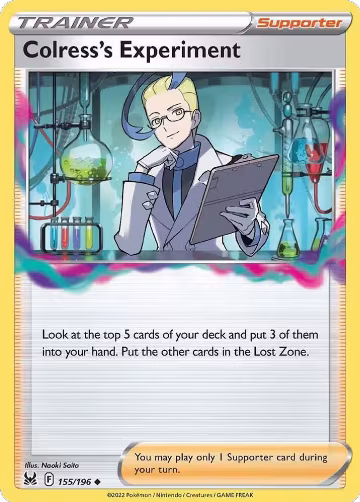 Colress's Experiment (155/196), Lost Origin — Pokémon card price