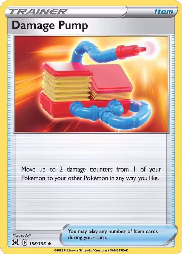 Damage Pump (156/196), Lost Origin — Pokémon card price