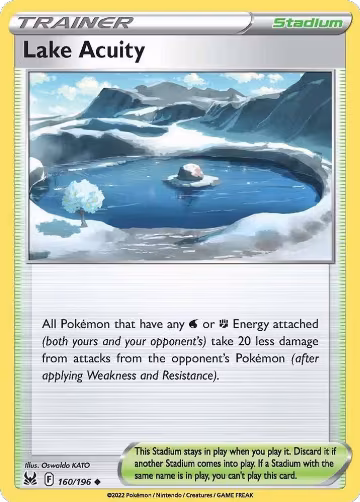 Lake Acuity (160/196), Lost Origin — Pokémon card price