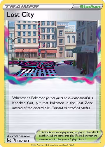 Lost City (161/196), Lost Origin — Pokémon card price