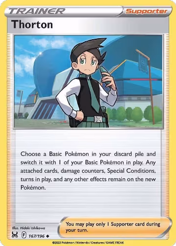Thorton (167/196), Lost Origin — Pokémon card price