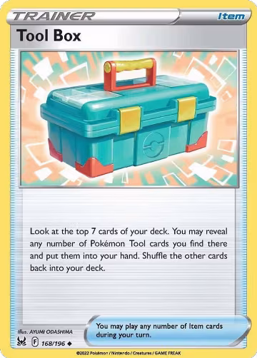 Tool Box (168/196), Lost Origin — Pokémon card price