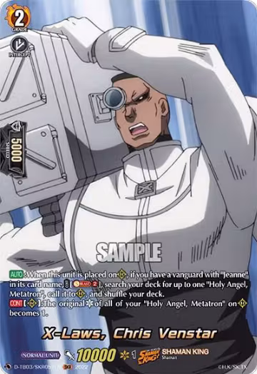 X-Laws, Chris Venstar (SKR) (D-TB03/SKR057EN), D-TB03: Shaman King — Vanguard card price