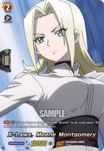 X-Laws, Meene Montgomery (SKR) (D-TB03/SKR058EN), D-TB03: Shaman King — Vanguard card price