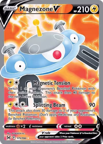 Magnezone V (Full Art) (175/196), Lost Origin — Pokémon card price