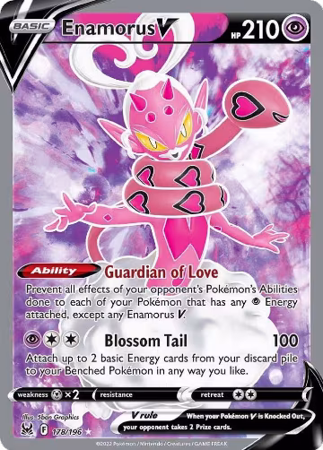 Enamorus V (Full Art) (178/196), Lost Origin — Pokémon card price