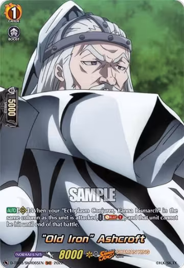 "Old Iron" Ashcroft (SKR) (D-TB03/SKR065EN), D-TB03: Shaman King — Vanguard card price