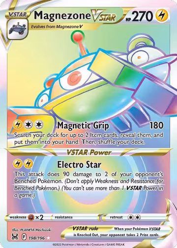 Magnezone VSTAR (Secret) (198/196), Lost Origin — Pokémon card price