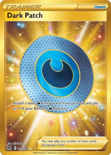 Dark Patch (Secret) (216/196), Lost Origin — Pokémon card price