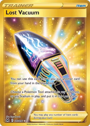 Lost Vacuum (Secret) (217/196), Lost Origin — Pokémon card price
