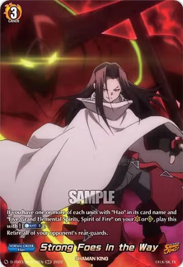Strong Foes in the Way (SKR) (D-TB03/SKR078EN), D-TB03: Shaman King — Vanguard card price