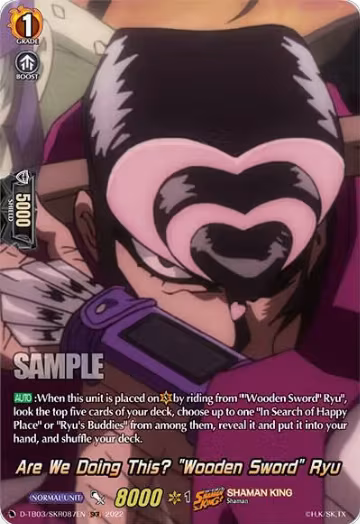 Are We Doing This? "Wooden Sword" Ryu (SKR) (D-TB03/SKR087EN), D-TB03: Shaman King — Vanguard card price