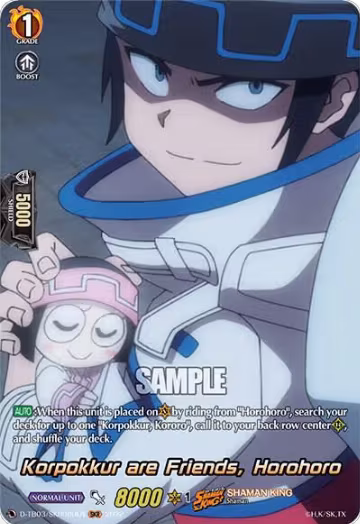 Korpokkur are Friends, Horohoro (SKR) (D-TB03/SKR090EN), D-TB03: Shaman King — Vanguard card price
