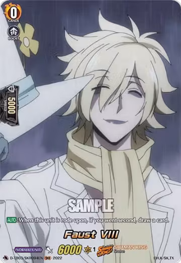 Faust VIII (SKR) (D-TB03/SKR094EN), D-TB03: Shaman King — Vanguard card price